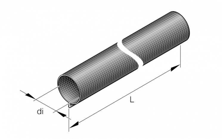 Изоляция для выхлопа  30mm L=150mm (стеклоткань) купить в Якутске