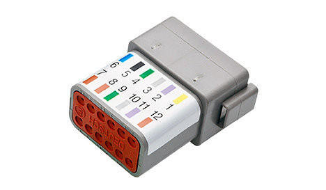 Разъём 12 pin с клином купить в Якутске
