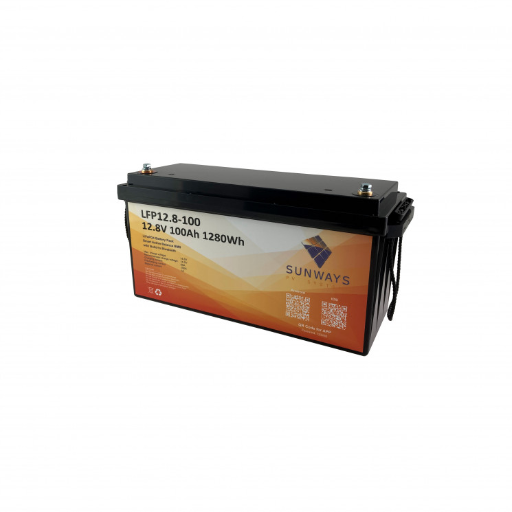 Аккумулятор Sunways LFP12-100 LiFePO4 12V-100Ah купить в Якутске